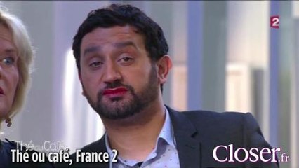 Cyril Hanouna maquillé pour son selfie avec Catherine Ceylac