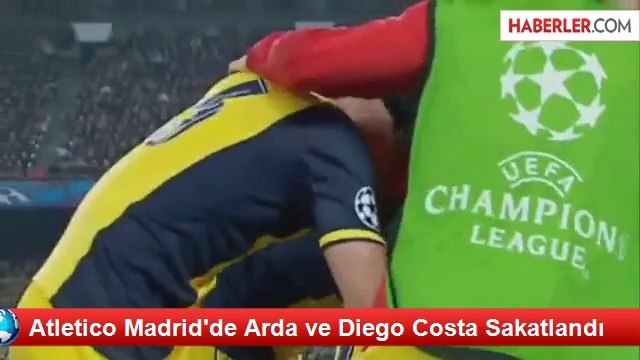 Atletico Madrid'de Arda ve Diego Costa Sakatlandı