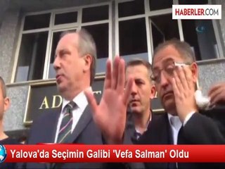 Yalova'da Seçimin Galibi 'Vefa Salman' Oldu