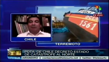 Entre  réplicas, Chile vuelve a la calma
