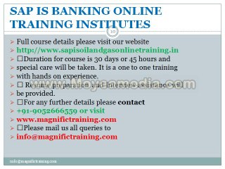sap is banking online training by it experts