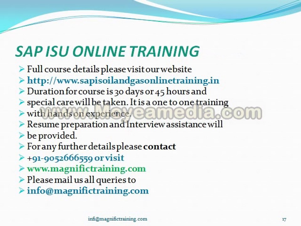 sap isu online training by it experts