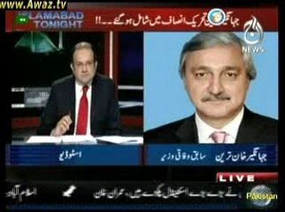Jahangir Khan Tareen On Ajj News: Islamabad Tonight 19-Dec-2011