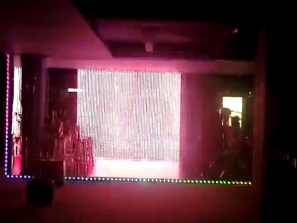 Flexible Soft i55 LED curtain screen for stage background, LED video Wall, led ceiling