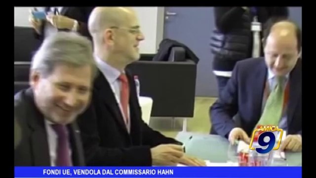 Fondi UE, Vendola dal Commissario Hahn