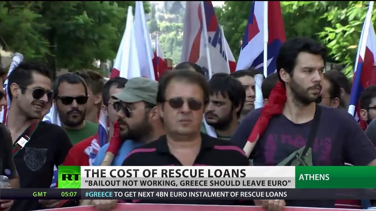 'Starvation & poverty result from Greek bailouts'