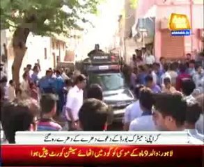 Govt school students protest for not issuing admit cards