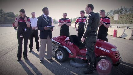 187 km/h en tondeuse à gazon