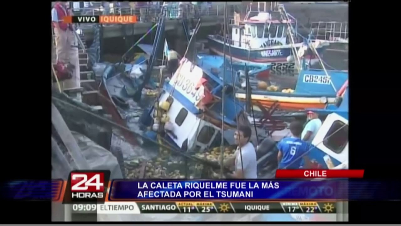 Iquique: la Caleta Riquelme fue la zona más afectada tras tsunami