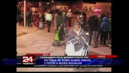 Terremoto en Chile: el terror quedó registrado por testigos en las redes