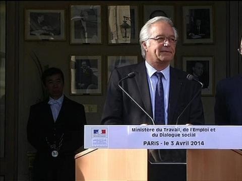 Rebsamen: Dès que j'ai appris ma nomination, j'ai appelé un ami, Michel Sapin - 03/04