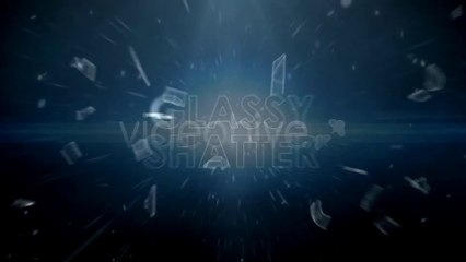 Glassy Shatter Logo - After Effects Template