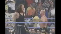 The Undertaker chokeslams Mark Henry A.K.A The Worlds Strongest Man
