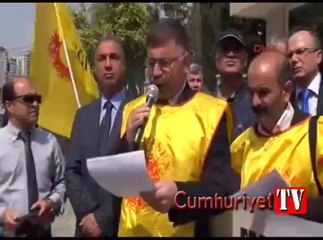 Berkin Elvan için sürgün edilen öğretmene meslektaşlarından destek