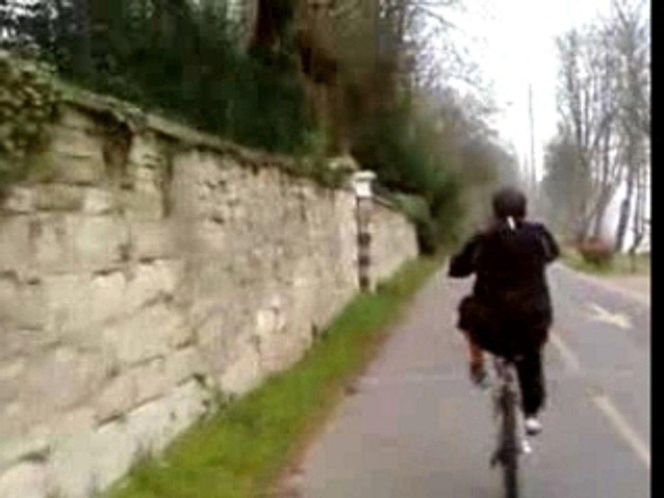 Roue arrière en vélo par Vincent