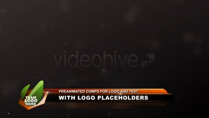 Sports Lower Thirds Orange Prerenderd - After Effects Template