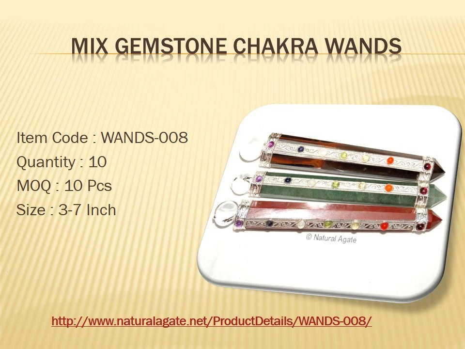 Gemstone Healing Wands
