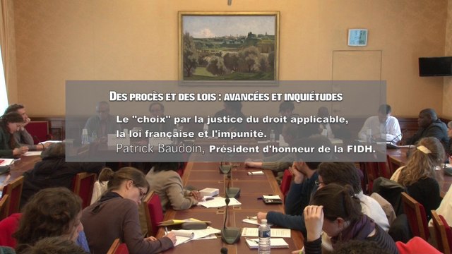 Colloque Rwanda Survie : Des procès et des lois : avancées et inquiétudes