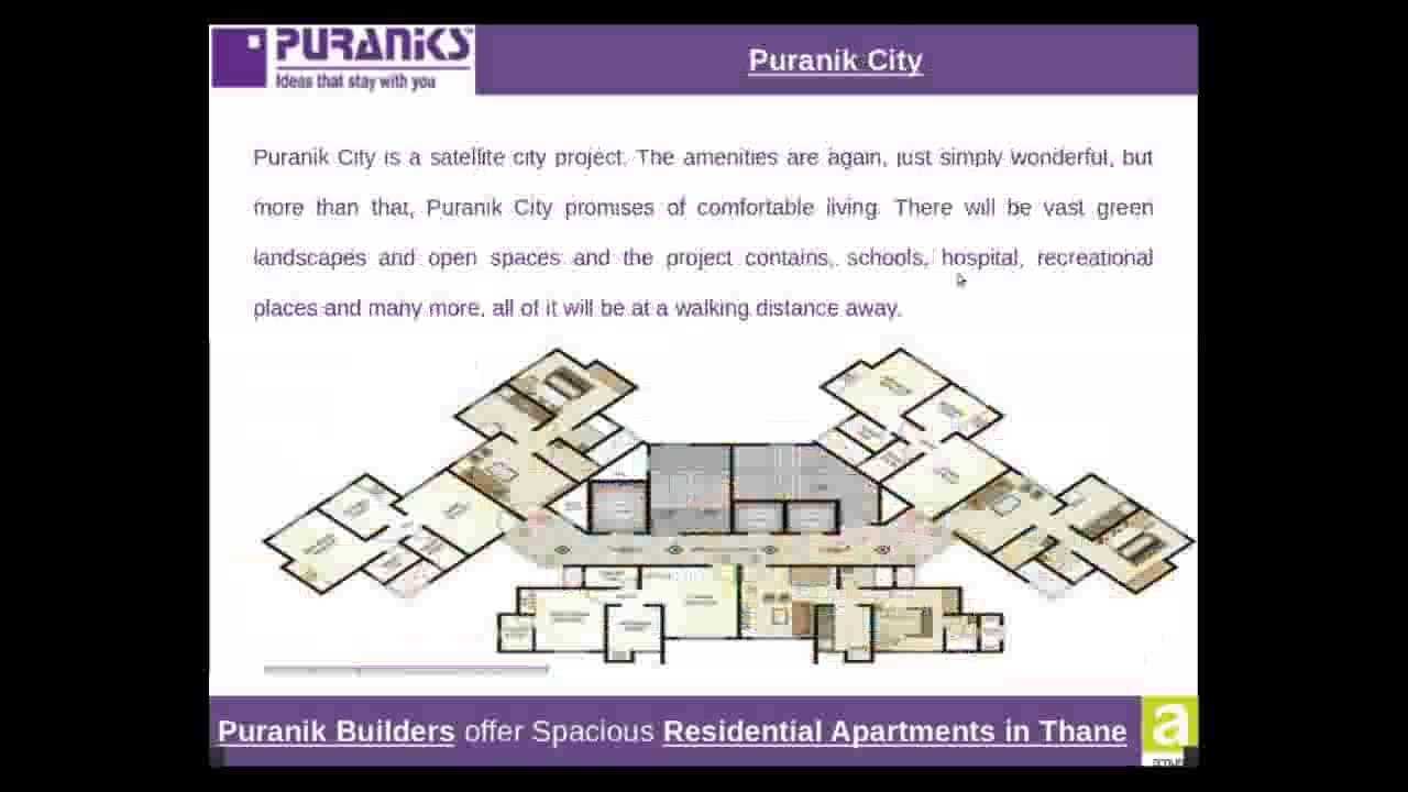 Puranik Builders offer Spacious Residential Apartments in Thane