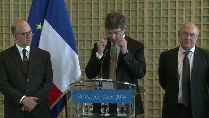 Sapin et Montebourg assurent qu'ils parleront "d'une seule voix"