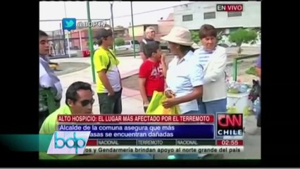 Iquique: Alto Hospicio reporta 2500 casas destruidas tras fuerte terremoto