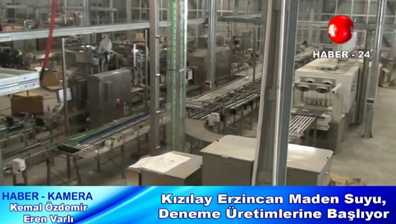 Kızılay Erzincan Maden Suyu, Deneme Üretimlerine Başlıyor