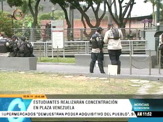 Inicia movilización de estudiantes de la UCV para la Vicepresidencia Económica