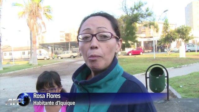 Chili: la ville d'Iquique après la réplique sismique