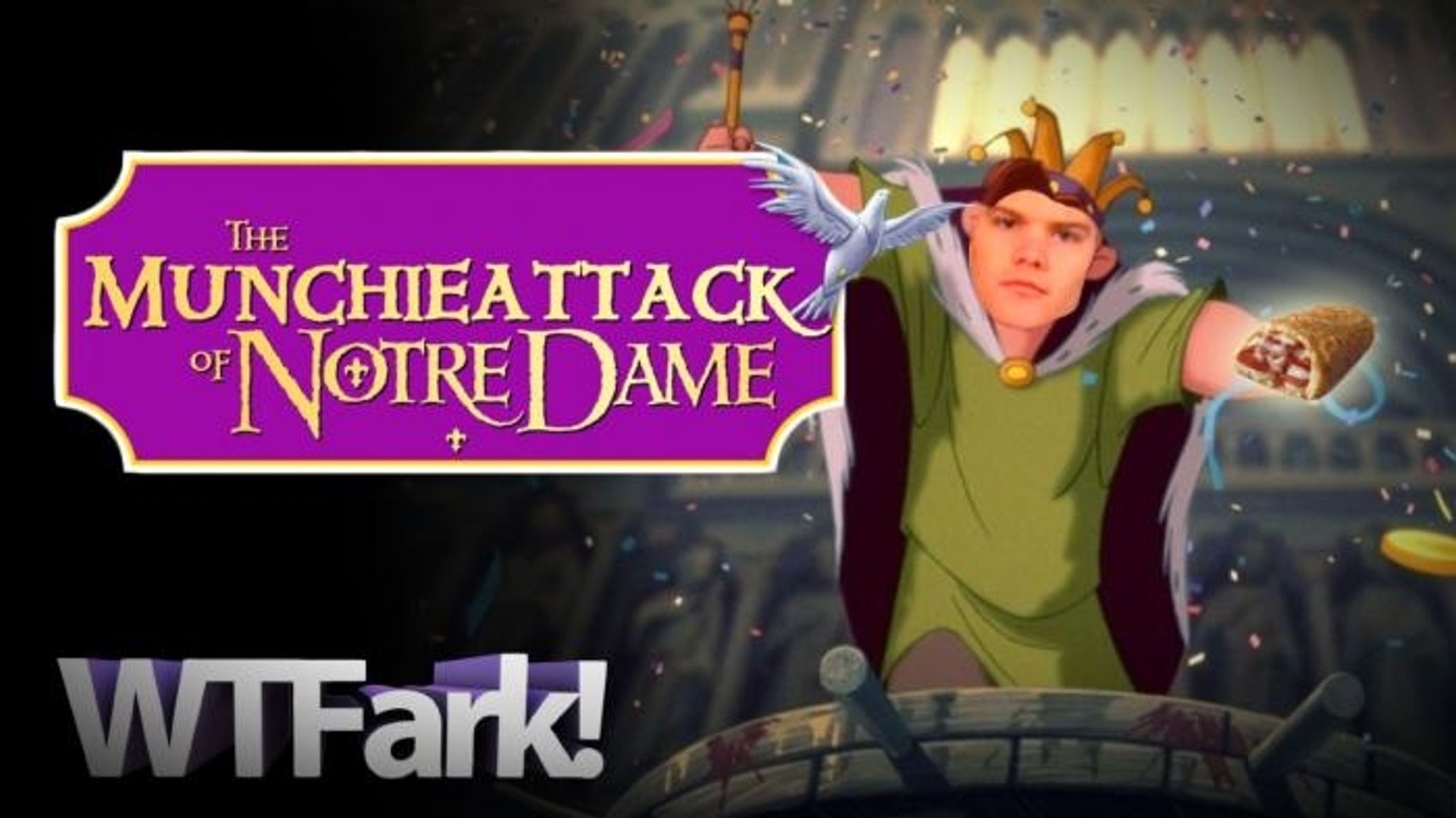 ⁣THE MUNCHIE ATTACK OF NOTRE DAME - Drunk college student hammers through dry wall for Hot Pockets. N