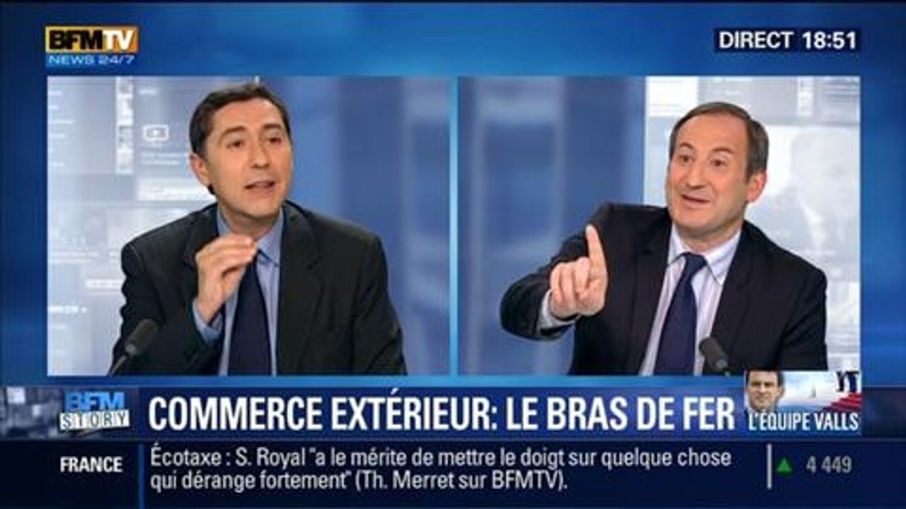 BFM Story: Laurent Fabius vs Arnaud Montebourg:...