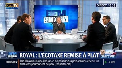 BFM Story: Ségolène Royal souhaite "remettre à plat" l'écotaxe - 03/04