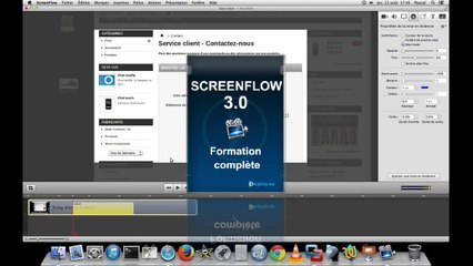 ScreenFlow, flouter des infos personnelles