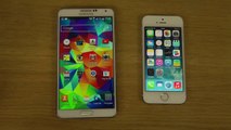 Samsung Galaxy Note 3 Android 4.4 KitKat vs. iPhone 5S iOS 7.1 Final - Browser Speed Comparison Test