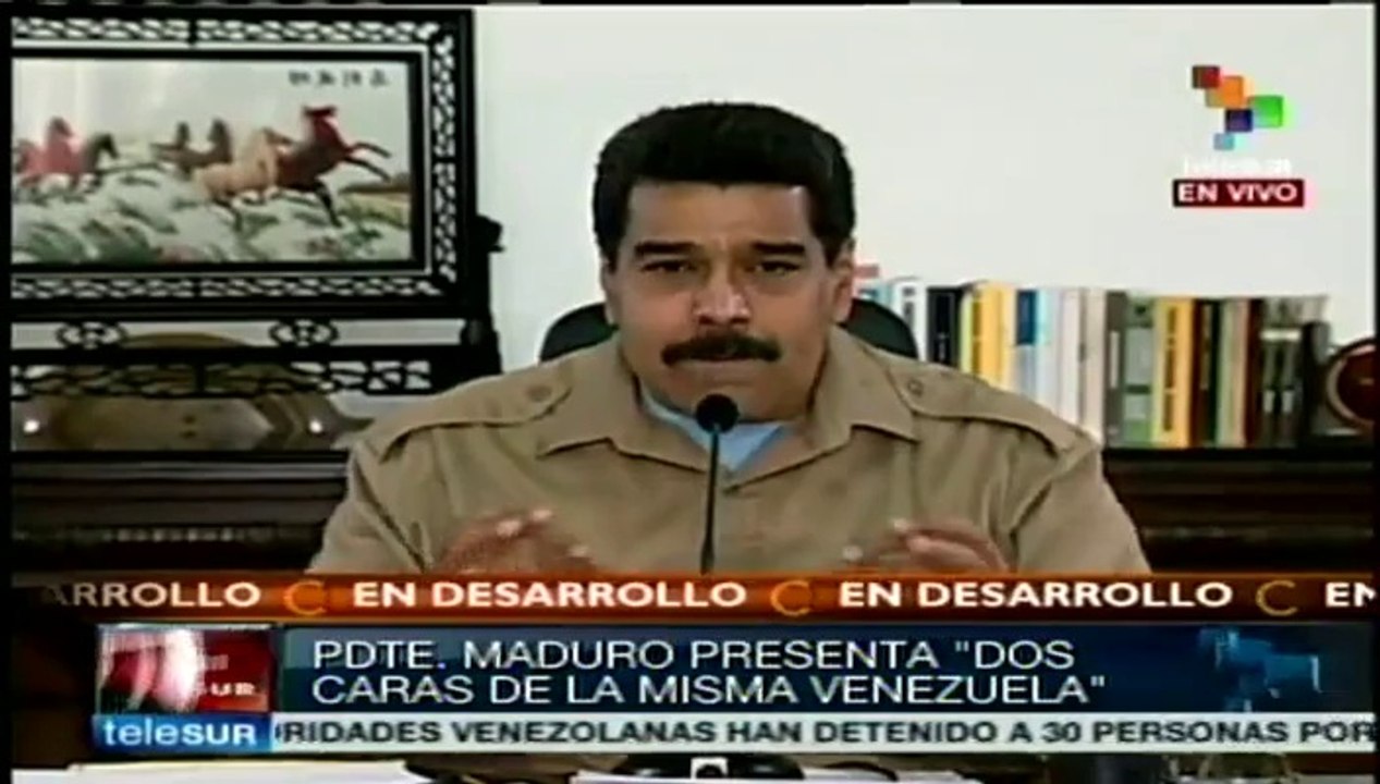Llama Maduro a venezolanos de bien a que despierten y dejen violencia