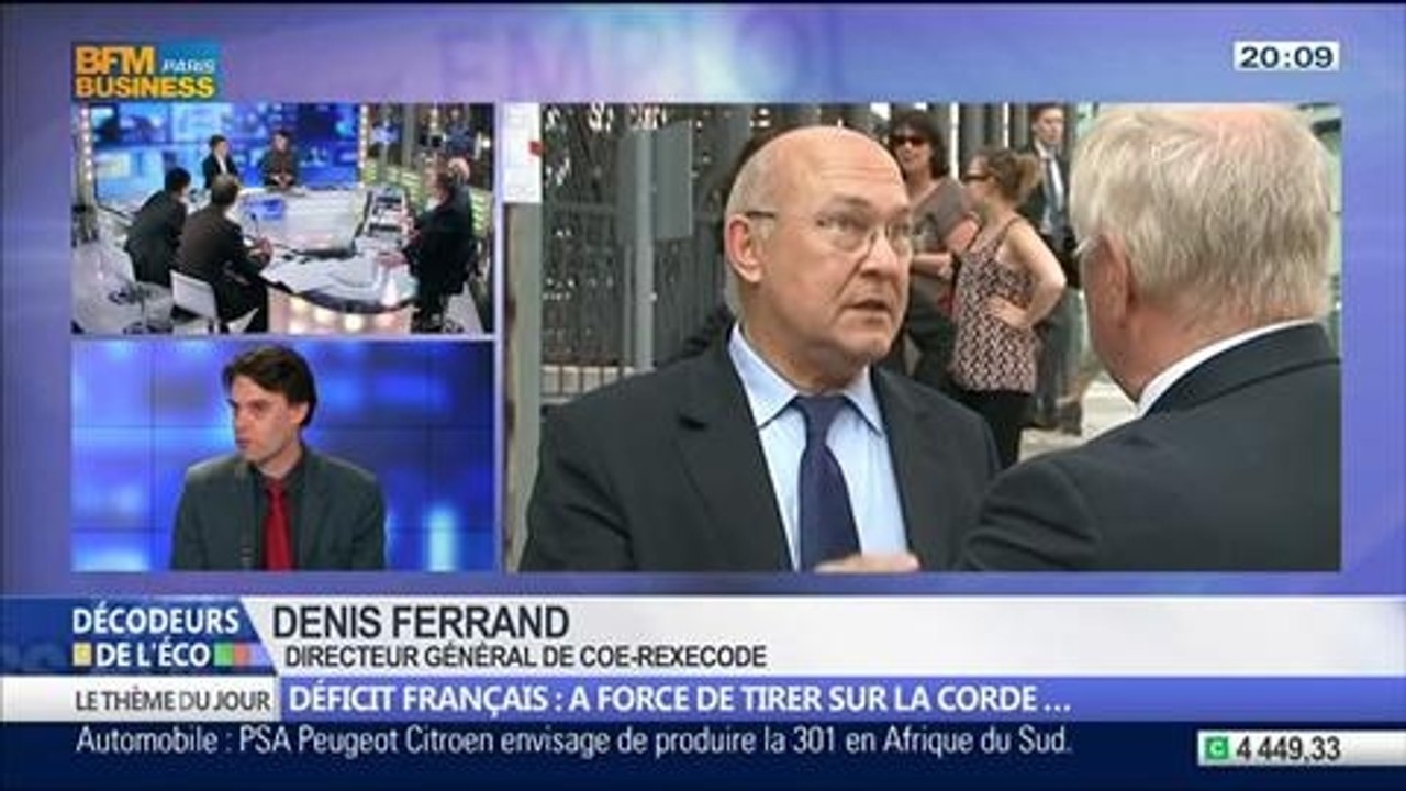 Déficits français: à force de tirer sur la corde, ne va-t-elle pas un jour se casser ?, dans Les Décodeurs de l'éco - 03/04 4/5