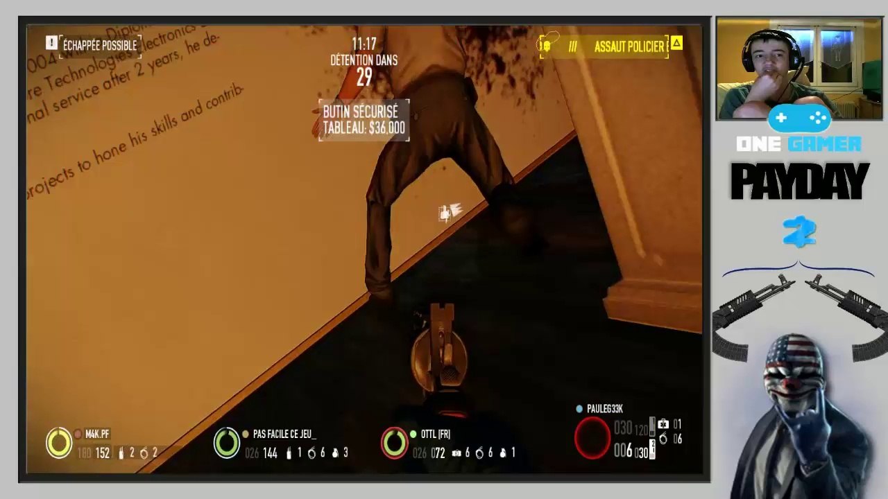 Rediffusion 29 mars - 20h00 Partie 3 PayDay 2