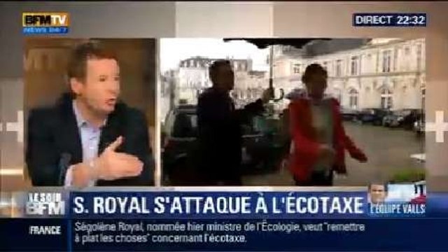 Le Soir BFM: Écotaxe: Ségolène Royal veut remettre les choses à plat - 03/04 1/3