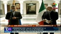 Firman Venezuela e Italia importantes acuerdos comerciales