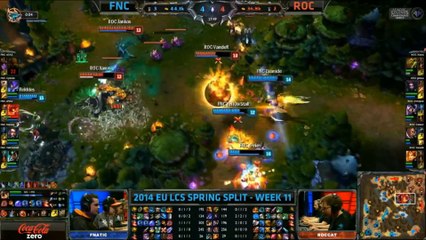 LCS EU W11D3 Game 4 FNC vs ROC