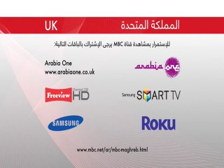 Testcard Annonce Fin Diffusion MBC MAGHREB Hotbird 13° Est
