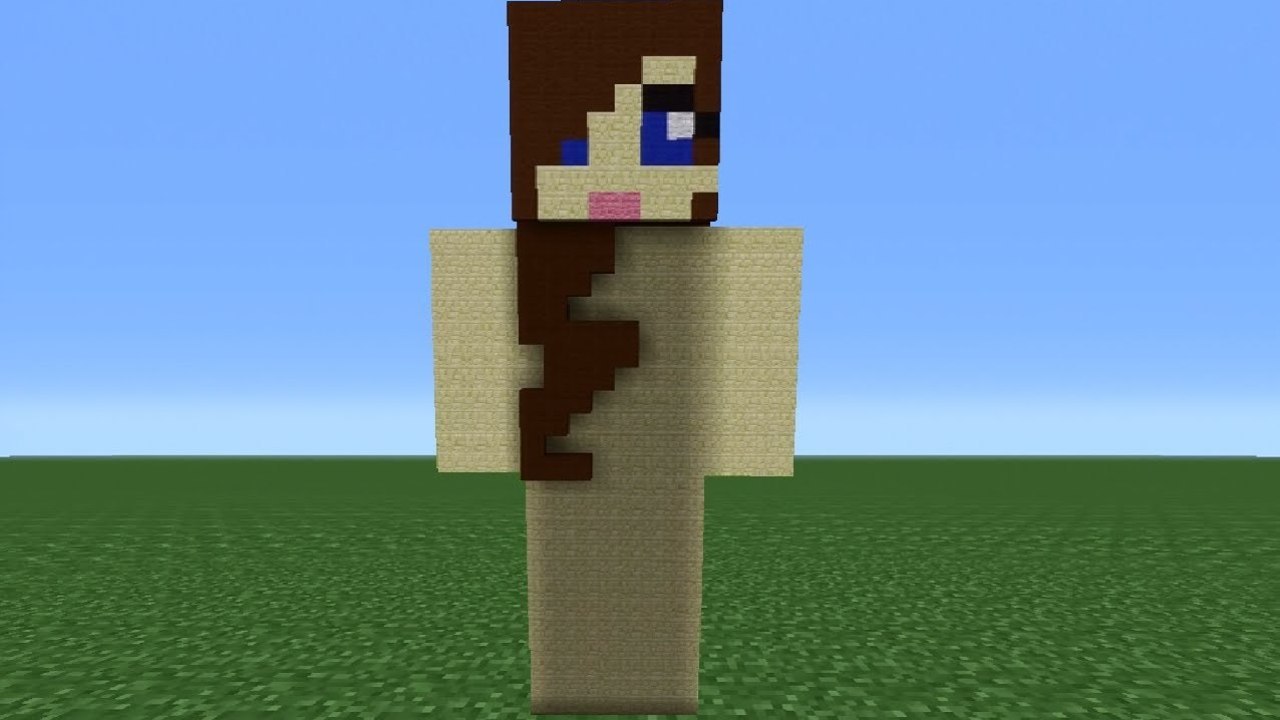 Minecraft Tutorial: How To Make A Kyrsp33dy Statue