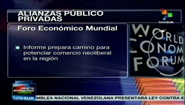 Alianzas público-privadas según informe de Foro Económico Mundial