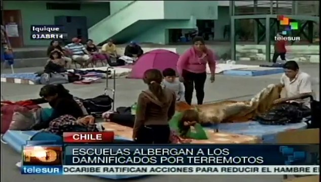 Chilenos de Iquique temen nuevas réplicas del sismo