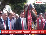 Bodrum Belediye Başkanı Kocadon, Mazbatasını Aldı