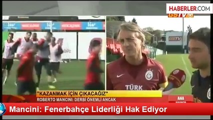 Mancini: Fenerbahçe Liderliği Hak Ediyor