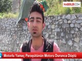 Motorlu Yamaç Paraşütünün Motoru Durunca Düştü