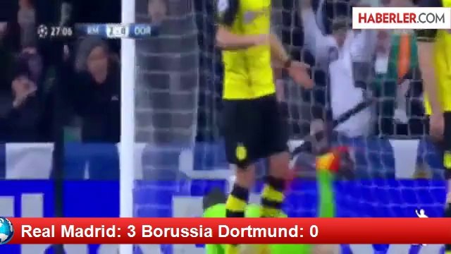 Real Madrid: 3 Borussia Dortmund: 0
