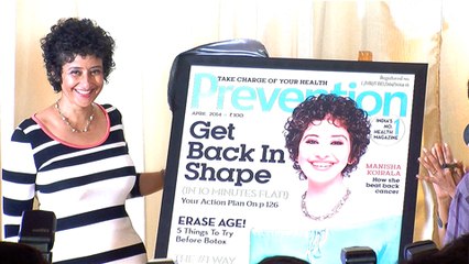Manisha Koirala Unveils Prevention Magazine Cover