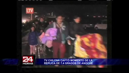 Dos fuertes réplicas se sintieron en el norte de Chile en menos de 24 horas (1/5)