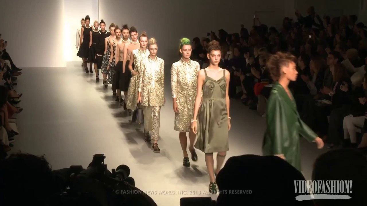 FIRST LOOK: Simone Rocha - London Fashion Week Spring 2014 - Videofashion